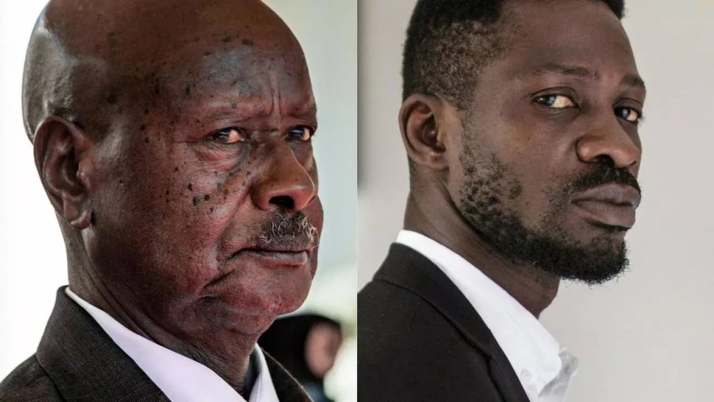 Museveni and Bobi Wine, the main contenders of the 2021 Uganda presidential elections