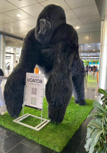 UTB Unveils Gorilla Sculptures at Entebbe Airport