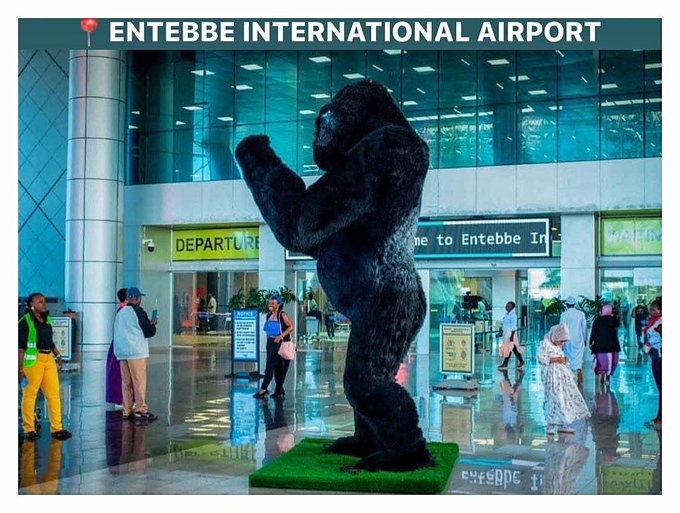 UTB Unveils Gorilla Sculptures at Entebbe Airport Uniquely Ours: UTB Enhances Country’s Tourism Appeal with Gorilla Sculptures at Entebbe Airport