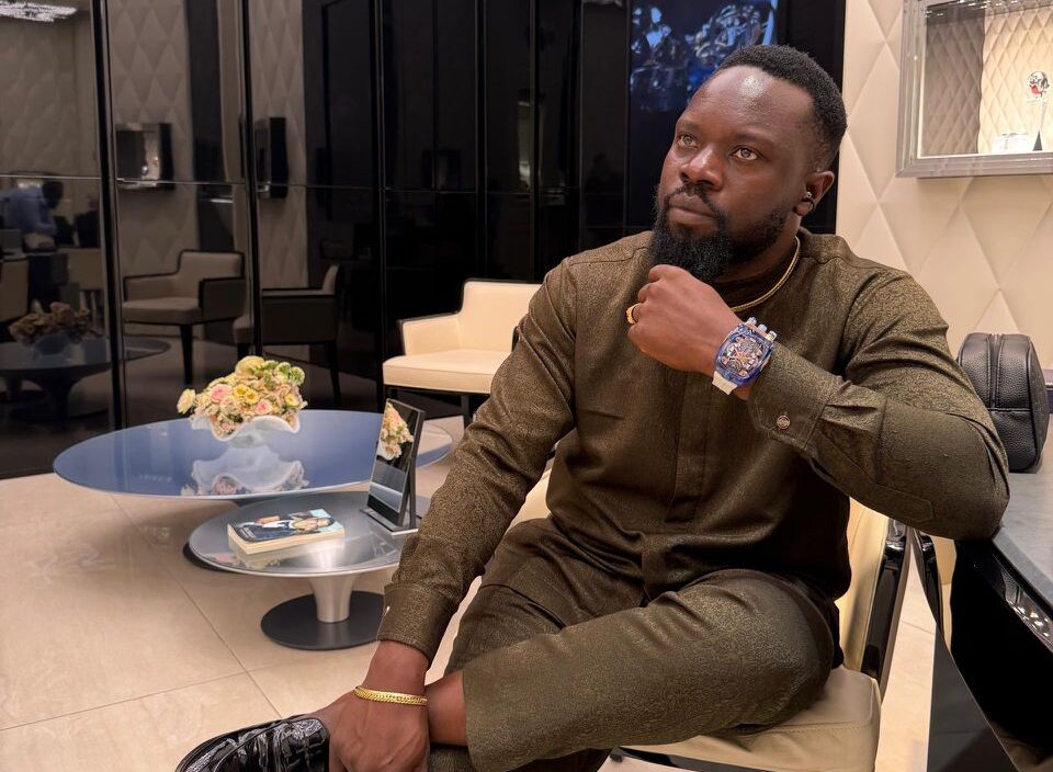 Mungu Feni Shows Off Reportedly Custom Bugatti Sapphire Watch Worth Millions in Luxury Appeal